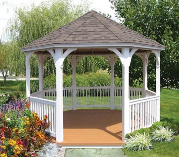 Economy Vinyl Gazebo| Vinyl Gazebos | Gazebo Depot